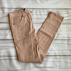 Francesca's Harper Blush Pink Color Zipper Ankle Jeans Size 25
